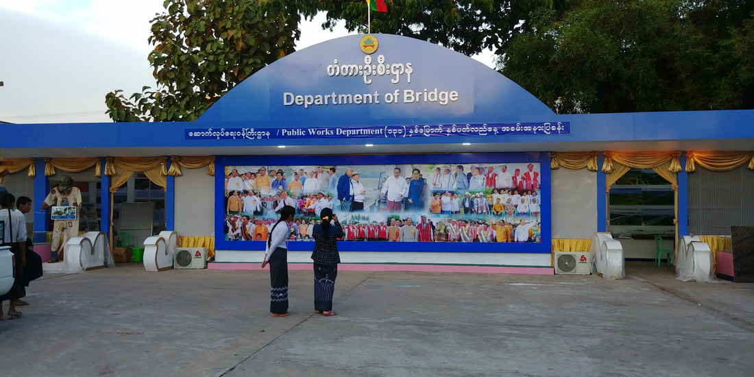 Myanmar Dala Bridge full bridge model