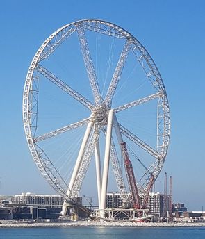 A Giant Ferris Wheel in Dubai U.A.E